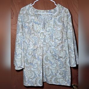 Tommy Hilfiger V Neck Blouse Sz 20 Womens